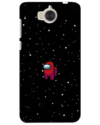 Чехол для Huawei Y5 2017 (MYA) с картинкой «Красный Among Us»