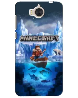 Чехол для Huawei Y5 2017 (MYA) с картинкой «Minecraft ледяной мир» Чехол для Huawei Y5 2017 (MYA) с картинкой «Minecraft ледяной мир»