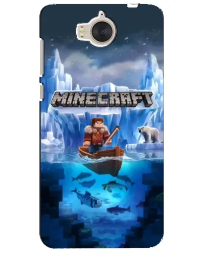 Чехол для Huawei Y5 2017 (MYA) с картинкой «Minecraft ледяной мир» Чехол для Huawei Y5 2017 (MYA) с картинкой «Minecraft ледяной мир»