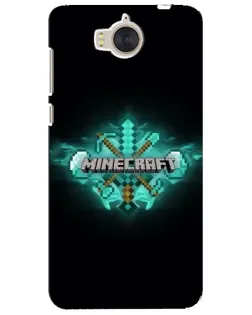 Чехол для Huawei Y5 2017 (MYA) с картинкой «Minecraft Diamond лого» Чехол для Huawei Y5 2017 (MYA) с картинкой «Minecraft Diamond лого»