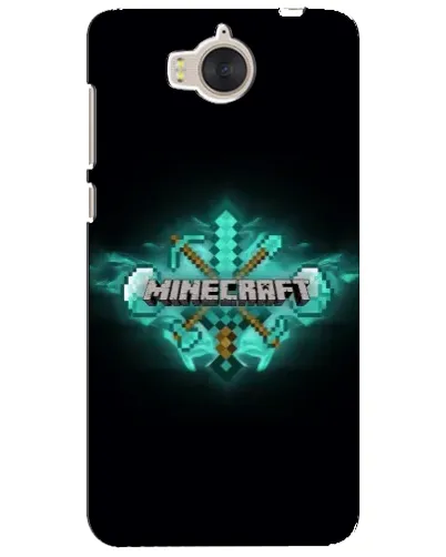 Чехол для Huawei Y5 2017 (MYA) с картинкой «Minecraft Diamond лого» Чехол для Huawei Y5 2017 (MYA) с картинкой «Minecraft Diamond лого»
