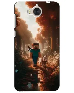Чехол для Huawei Y5 2017 (MYA) с картинкой «Стив в лесу» Чехол для Huawei Y5 2017 (MYA) с картинкой «Стив в лесу»