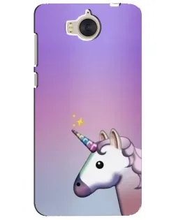 Чехол для Huawei Y5 2017 (MYA) с картинкой «Единорог градиент»