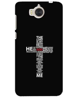 Чехол для Huawei Y5 2017 (MYA) с картинкой «Текстовый крест» Чехол для Huawei Y5 2017 (MYA) с картинкой «Текстовый крест»