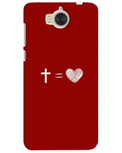 Чехол для Huawei Y5 2017 (MYA) с картинкой «Уравнение любви» Чехол для Huawei Y5 2017 (MYA) с картинкой «Уравнение любви»