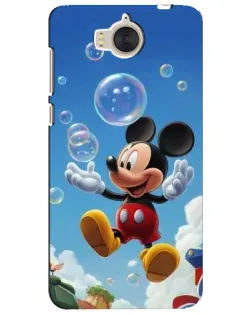Чехол для Huawei Y5 2017 (MYA) с картинкой «Mickey и мыльные пузыри»