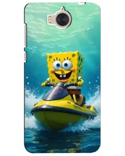 Чехол для Huawei Y5 2017 (MYA) с картинкой «Спанч Боб на гидроцикле» Чехол для Huawei Y5 2017 (MYA) с картинкой «Спанч Боб на гидроцикле»
