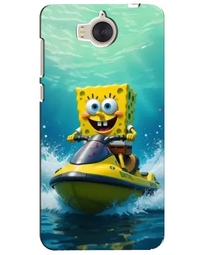Чехол для Huawei Y5 2017 (MYA) с картинкой «Спанч Боб на гидроцикле» Чехол для Huawei Y5 2017 (MYA) с картинкой «Спанч Боб на гидроцикле»