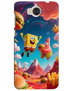 Чехол для Huawei Y5 2017 (MYA) с картинкой «Космический фастфуд»