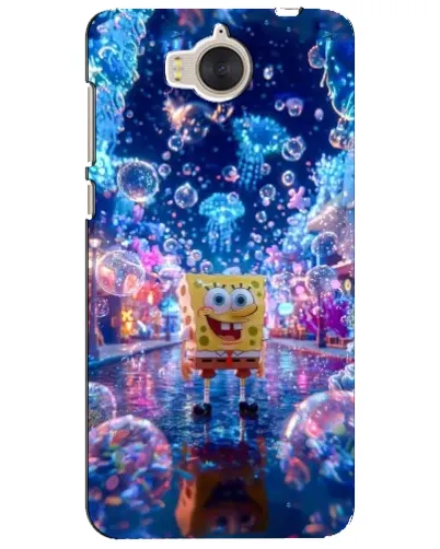 Чехол для Huawei Y5 2017 (MYA) с картинкой «Неоновый океан» Чехол для Huawei Y5 2017 (MYA) с картинкой «Неоновый океан»