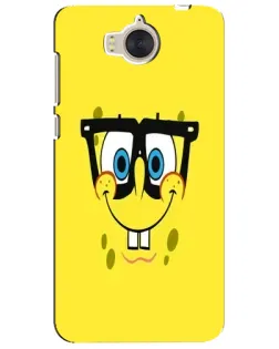 Чехол для Huawei Y5 2017 (MYA) с картинкой «Минималистичный Спанч Боб» Чехол для Huawei Y5 2017 (MYA) с картинкой «Минималистичный Спанч Боб»
