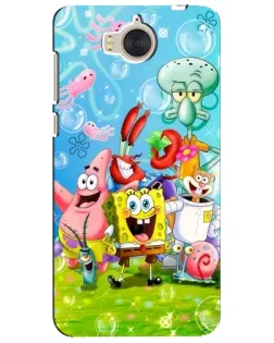 Чехол для Huawei Y5 2017 (MYA) с картинкой «Губка Боб и друзья» Чехол для Huawei Y5 2017 (MYA) с картинкой «Губка Боб и друзья»