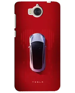Чехол для Huawei Y5 2017 (MYA) с картинкой «Tesla Top View» Чехол для Huawei Y5 2017 (MYA) с картинкой «Tesla Top View»
