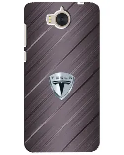 Чохол для Huawei Y5 2017 (MYA) з картинкою «Металева текстура Tesla»