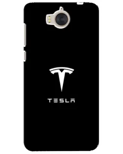 Чохол для Huawei Y5 2017 (MYA) з картинкою «Tesla White Logo»