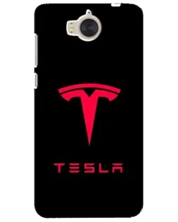 Чохол для Huawei Y5 2017 (MYA) з картинкою «Tesla Red Logo»