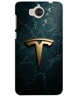 Чохол для Huawei Y5 2017 (MYA) з картинкою «Мармурова Tesla Gold»