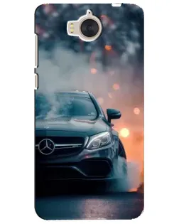 Чехол для Huawei Y5 2017 (MYA) с картинкой «Mercedes — ночной город» Чехол для Huawei Y5 2017 (MYA) с картинкой «Mercedes — ночной город»