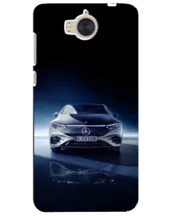 Чехол для Huawei Y5 2017 (MYA) с картинкой «Ночной Mercedes EQ»