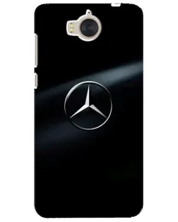 Чехол для Huawei Y5 2017 (MYA) с картинкой «Mercedes на металле»