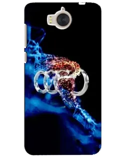 Чехол для Huawei Y5 2017 (MYA) с картинкой «Энергия лого Audi»