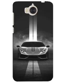 Чехол для Huawei Y5 2017 (MYA) с картинкой «Lamborghini симметрия дорог»