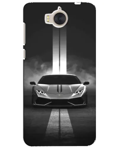 Чехол для Huawei Y5 2017 (MYA) с картинкой «Lamborghini симметрия дорог»
