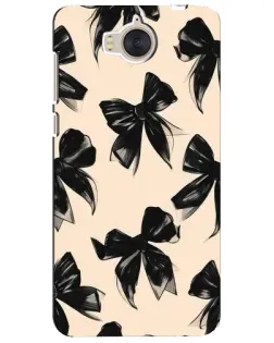 Чохол для Huawei Y5 2017 (MYA) з картинкою «Патерн чорні банти» Чохол для Huawei Y5 2017 (MYA) з картинкою «Патерн чорні банти»