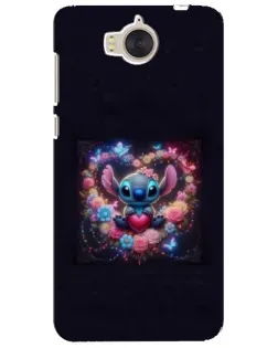 Чохол для Huawei Y5 2017 (MYA) з картинкою «Stitch у квітах» Чохол для Huawei Y5 2017 (MYA) з картинкою «Stitch у квітах»