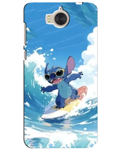 Чехол для Huawei Y5 2017 (MYA) с картинкой «Стич на волне»