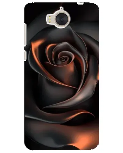 Чехол для Huawei Y5 2017 (MYA) с картинкой «Шелковая черная роза» Чехол для Huawei Y5 2017 (MYA) с картинкой «Шелковая черная роза»