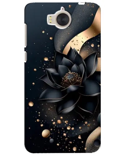 Чехол для Huawei Y5 2017 (MYA) с картинкой «Черный лотос» Чехол для Huawei Y5 2017 (MYA) с картинкой «Черный лотос»