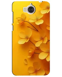 Чохол для Huawei Y5 2017 (MYA) з картинкою «Золоті пелюстки»