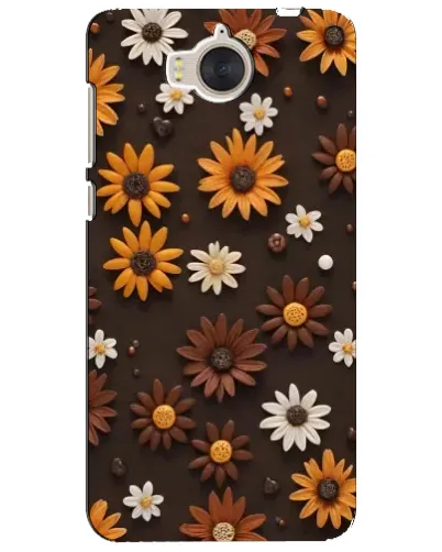 Чехол для Huawei Y5 2017 (MYA) с картинкой «Узор из маленьких подсолнухов» Чехол для Huawei Y5 2017 (MYA) с картинкой «Узор из маленьких подсолнухов»