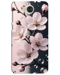 Чохол для Huawei Y5 2017 (MYA) з картинкою «Ніжня сакура та краплі»