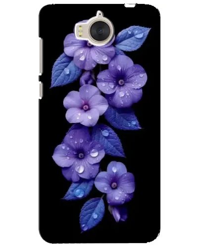Чехол для Huawei Y5 2017 (MYA) с картинкой «Фиолетовые цветы с росою» Чехол для Huawei Y5 2017 (MYA) с картинкой «Фиолетовые цветы с росою»