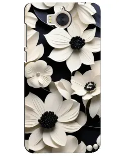 Чохол для Huawei Y5 2017 (MYA) з картинкою «Об'ємні білі квіти»