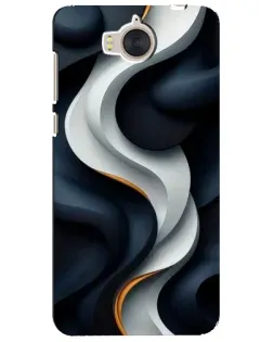 Чохол для Huawei Y5 2017 (MYA) з картинкою «Об'ємні чорно-білі стрічки» Чохол для Huawei Y5 2017 (MYA) з картинкою «Об'ємні чорно-білі стрічки»
