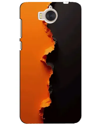 Чехол для Huawei Y5 2017 (MYA) с картинкой «Оранжевый разлом» Чехол для Huawei Y5 2017 (MYA) с картинкой «Оранжевый разлом»