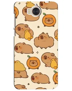 Чохол для Huawei Y5 2017 (MYA) з картинкою «Капібари з апельсинами»