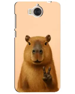 Чохол для Huawei Y5 2017 (MYA) з картинкою «Капібара вікторія»