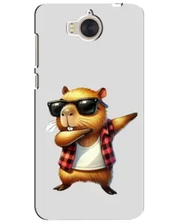 Чохол для Huawei Y5 2017 (MYA) з картинкою «Капібара репер даб»