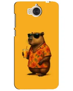 Чохол для Huawei Y5 2017 (MYA) з картинкою «Капібара на відпочинку»