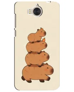 Чохол для Huawei Y5 2017 (MYA) з картинкою «Вежа з капібар»