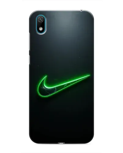 Чехол для Huawei Y5 2019 с картинкой «Неоновый контур Nike»