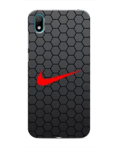 Чехол для Huawei Y5 2019 с картинкой «Nike — карбоновая сетка»