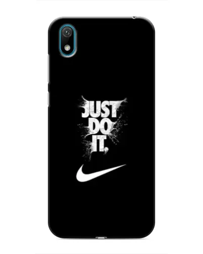 Чехол для Huawei Y5 2019 с картинкой «Текстовый принт Nike»
