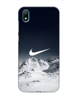 Чехол для Huawei Y5 2019 с картинкой «Nike — зимние горы»