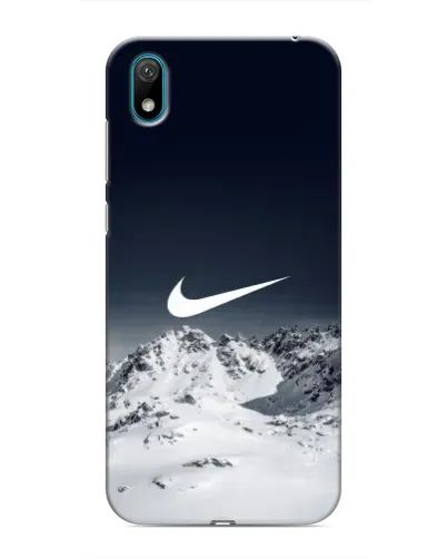 Чехол для Huawei Y5 2019 с картинкой «Nike — зимние горы»