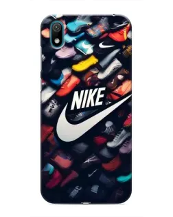 Чехол для Huawei Y5 2019 с картинкой «Коллекция кроссовок Nike»